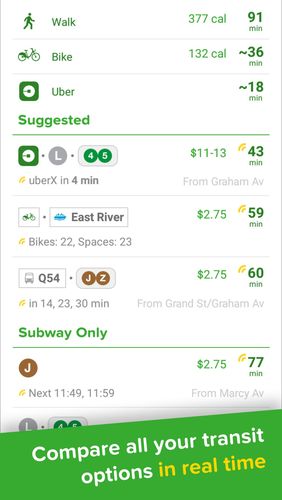 Descargar gratis Transit: Real-time transit app para Android. Programas para teléfonos y tabletas.