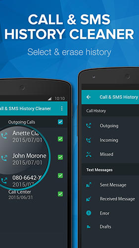 Screenshots des Programms Cleaner: Master speed booster für Android-Smartphones oder Tablets.
