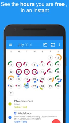 Baixar grátis CloudCal calendar agenda para Android. Programas para celulares e tablets.