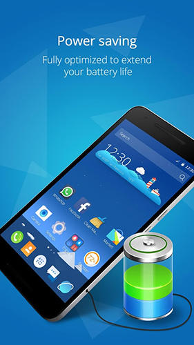 Screenshots des Programms Wave: Launcher für Android-Smartphones oder Tablets.
