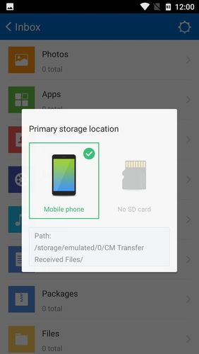 Aplicativo CM Transfer - Share any files with friends nearby para Android, baixar grátis programas para celulares e tablets.