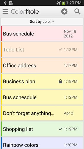 Download ColorNote: Notepad & notes for Android for free. Apps for phones and tablets.
