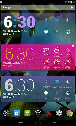 Die App Ice cream sandwich clock für Android, Laden Sie kostenlos Programme für Smartphones und Tablets herunter.