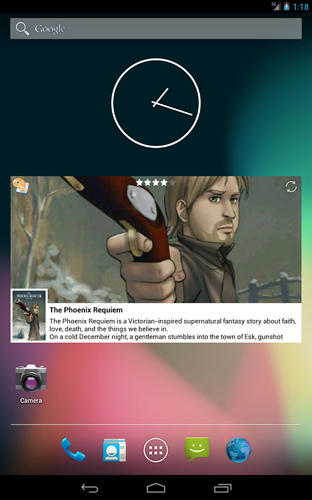 Les captures d'écran du programme Comic rack pour le portable ou la tablette Android.