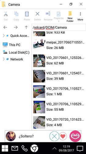 Capturas de tela do programa Computer Launcher em celular ou tablete Android.