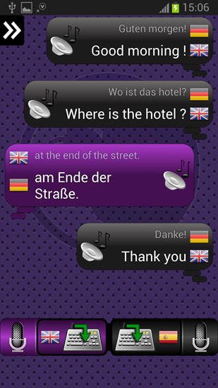 Die App Conversation Translator für Android, Laden Sie kostenlos Programme für Smartphones und Tablets herunter.