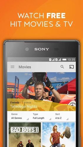 Baixar grátis Crackle - Free TV & Movies para Android. Programas para celulares e tablets.