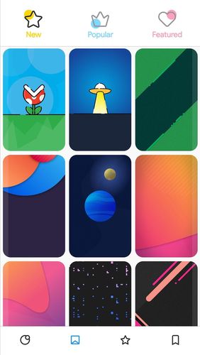 Die App CREATIVE: Wallpapers, ringtones and homescreen für Android, Laden Sie kostenlos Programme für Smartphones und Tablets herunter.