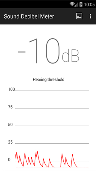 Decibel Meter的Android应用，下载程序的手机和平板电脑是免费的。