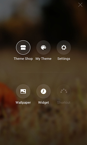 Capturas de pantalla del programa KK Locker para teléfono o tableta Android.
