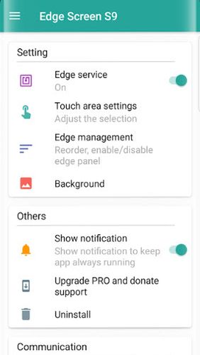 Edge screen S9