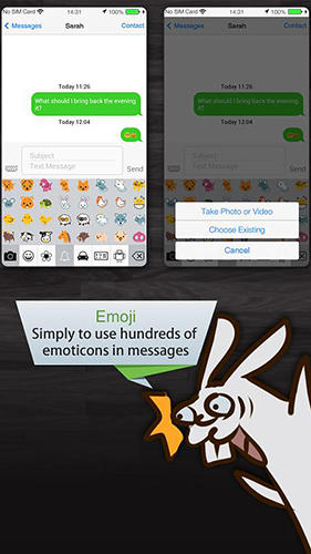アンドロイド用のアプリEspier Messages iOS 7 。タブレットや携帯電話用のプログラムを無料でダウンロード。