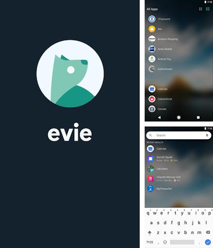 Laden Sie kostenlos Evie Launcher für Android Herunter. App für Smartphones und Tablets.
