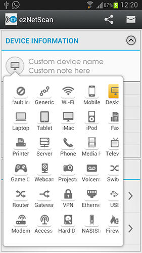 Télécharger gratuitement ezNetScan pour Android. Programmes sur les portables et les tablettes.