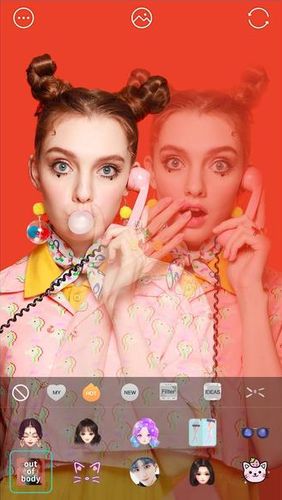 Screenshots des Programms BeautyPlus - Easy photo editor & Selfie camera für Android-Smartphones oder Tablets.