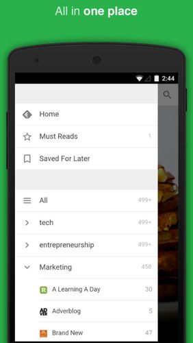 Aplicación Feedly - Get smarter para Android, descargar gratis programas para tabletas y teléfonos.