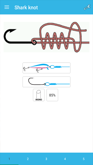 Laden Sie kostenlos Fishing Knots für Android Herunter. Programme für Smartphones und Tablets.