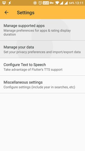 Capturas de pantalla del programa Flutter - Instant movie ratings para teléfono o tableta Android.