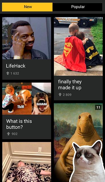 Baixar grátis ForFun - Funny memes, jokes, GIFs and PICs para Android. Programas para celulares e tablets.