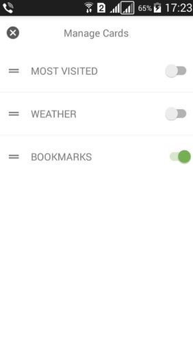 Screenshots des Programms Ecosia - Trees & privacy für Android-Smartphones oder Tablets.