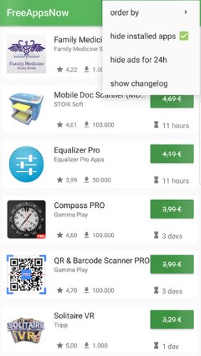 Die App FreeAppsNow für Android, Laden Sie kostenlos Programme für Smartphones und Tablets herunter.