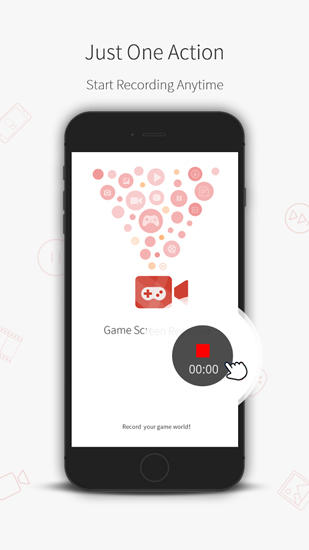 Screenshots des Programms Game Screen: Recorder für Android-Smartphones oder Tablets.