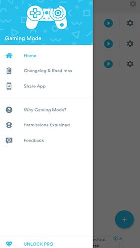 Télécharger gratuitement Gaming mode - The ultimate game experience booster pour Android. Programmes sur les portables et les tablettes.