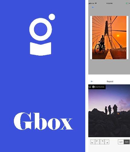 Крім програми Back country navigator для Андроїд, можна безкоштовно скачати Gbox - Toolkit for Instagram на Андроїд телефон або планшет.