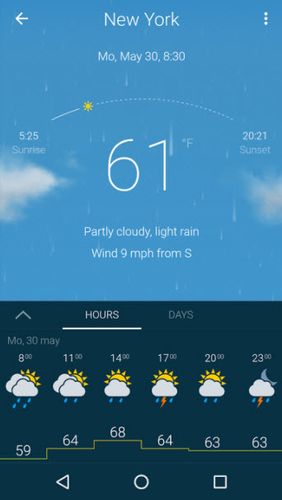 Laden Sie kostenlos AccuWeather: Weather radar & Live forecast maps für Android Herunter. Programme für Smartphones und Tablets.