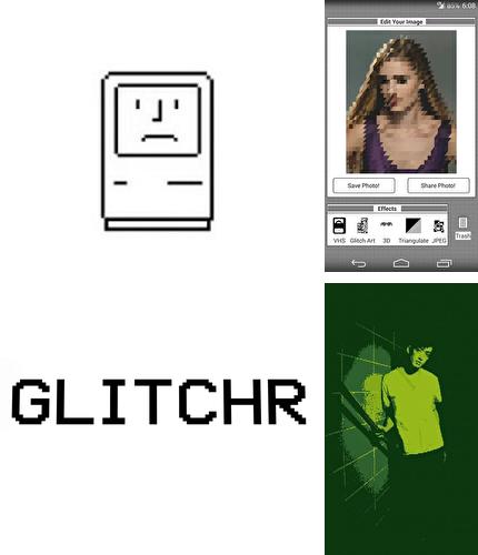 Besides Symbols keyboard and text art Android program you can download Glitchr for Android phone or tablet for free.