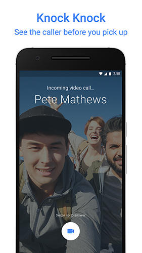 Télécharger gratuitement Google duo pour Android. Programmes sur les portables et les tablettes.