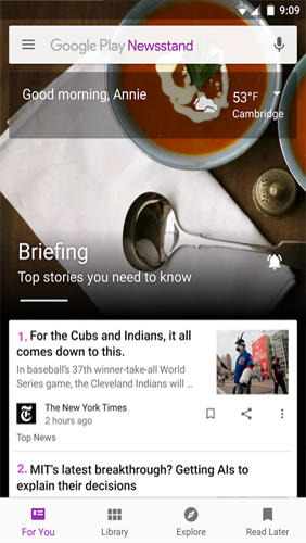 Google Play: Newsstand