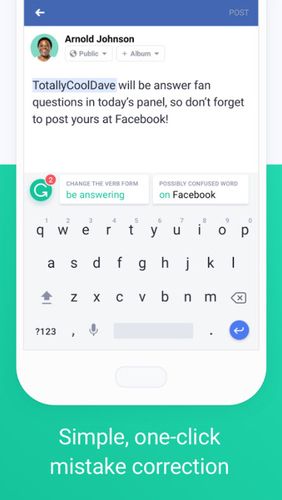 Download Grammarly keyboard - Type with confidence for Android for free. Apps for phones and tablets.
