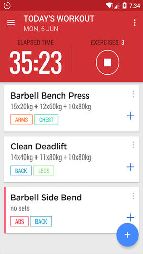 Télécharger gratuitement Gym Journal: Fitness Diary pour Android. Programmes sur les portables et les tablettes.