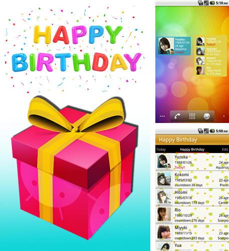 Laden Sie kostenlos Happy Birthday: Pro für Android Herunter. App für Smartphones und Tablets.