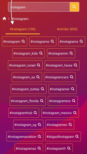 Aplicativo Hashtag inspector - Instagram hashtag generator para Android, baixar grátis programas para celulares e tablets.