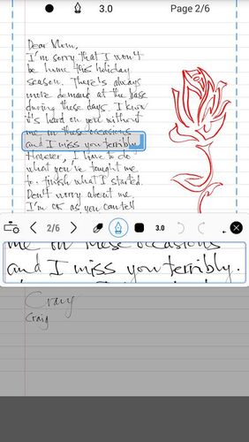 Aplicación INKredible - Handwriting note para Android, descargar gratis programas para tabletas y teléfonos.