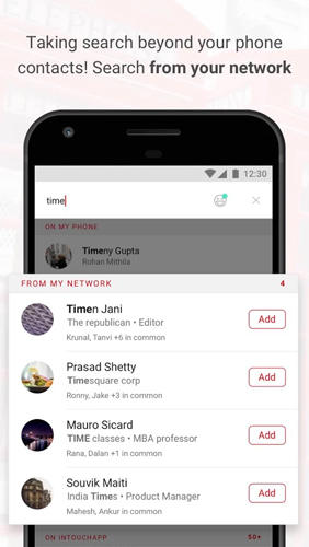 Die App InTouchApp: Contacts für Android, Laden Sie kostenlos Programme für Smartphones und Tablets herunter.