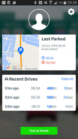 IOnRoad: Augmented Driving的Android应用，下载程序的手机和平板电脑是免费的。