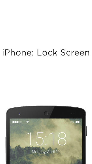Laden Sie kostenlos iPhone: Sperrbildschirm für Android Herunter. App für Smartphones und Tablets.