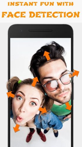 Screenshots des Programms Sweet camera - Selfie filters, beauty camera für Android-Smartphones oder Tablets.