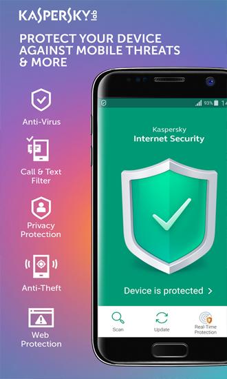 Télécharger gratuitement Kaspersky Antivirus pour Android. Programmes sur les portables et les tablettes.