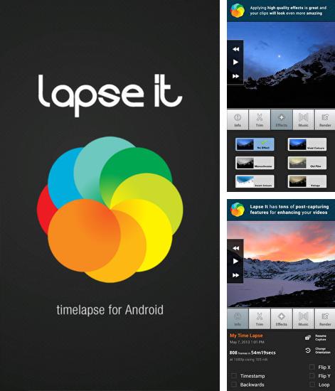 Бесплатно скачать программу Lapse It на Андроид телефоны и планшеты.