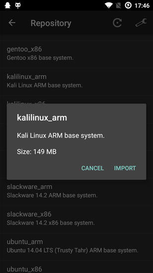 Linux Deploy的Android应用，下载程序的手机和平板电脑是免费的。