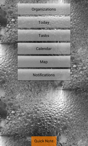Capturas de tela do programa List of visits em celular ou tablete Android.