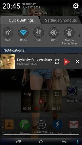 Les captures d'écran du programme LiteTube - Float video player pour le portable ou la tablette Android.