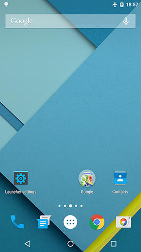 Télécharger gratuitement Lollipop launcher pour Android. Programmes sur les portables et les tablettes.