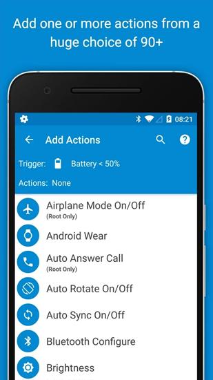 Screenshots des Programms Sensors toolbox für Android-Smartphones oder Tablets.