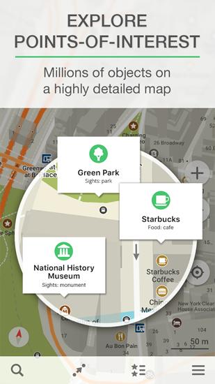 Die App Maps.Me: Offline mobile maps für Android, Laden Sie kostenlos Programme für Smartphones und Tablets herunter.
