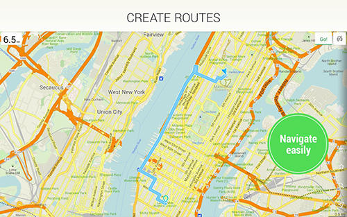 Maps.Me: Offline mobile maps的Android应用，下载程序的手机和平板电脑是免费的。
